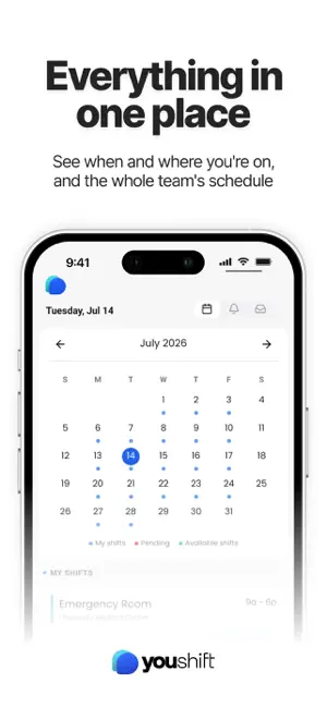 YouShift screenshot 1