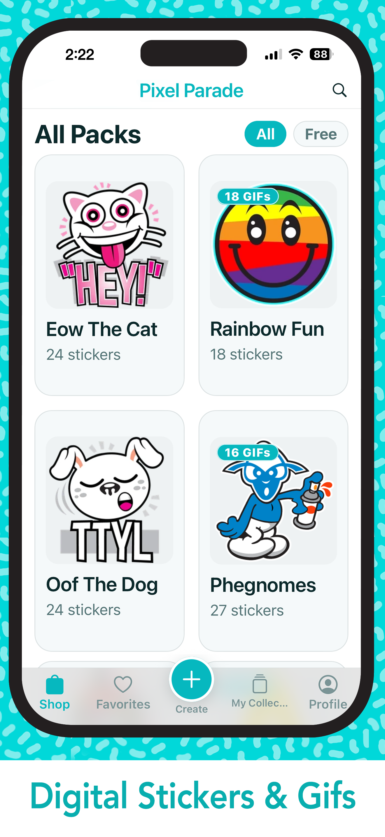 Pixel Parade Stickers & Emojis screenshot 2