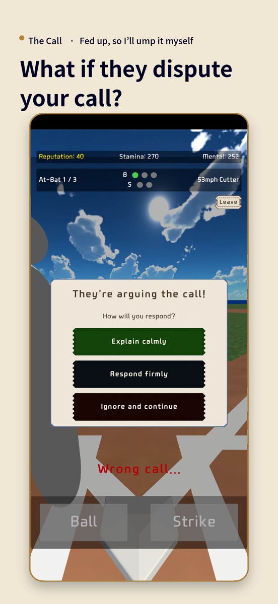 The Call - Baseball Ump Game official gameplay screenshot 2