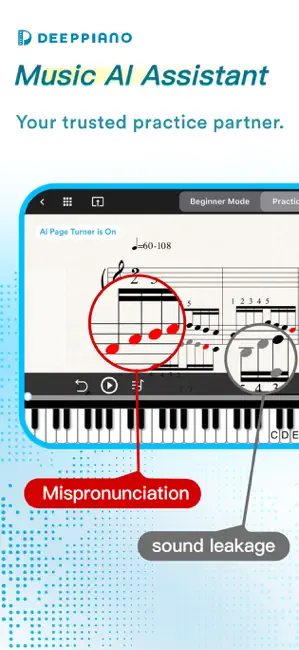 DeepPiano - Sheet Music & AI iPhone screenshot 2