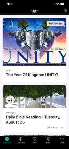 New Breed Worship Center app screenshot