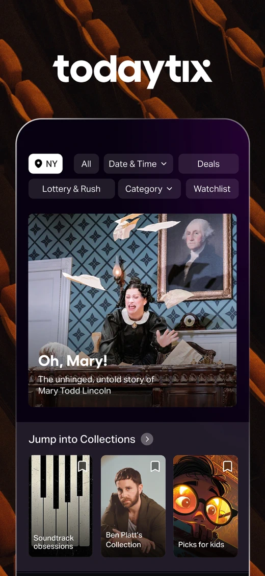 TodayTix – Broadway Tickets screenshot 1