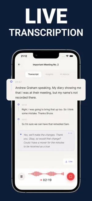 Risenote – AI Meeting Notes screenshot 1