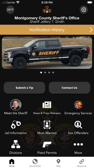 Montgomery County Sheriff NY Screenshot