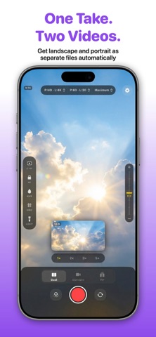 2 POV - Dual Camera Video iPhone screenshot