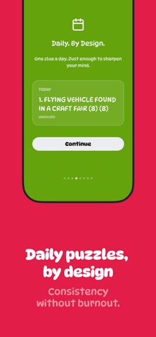 minute cryptic • wordplay iPhone screenshot