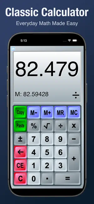 Basic Calculator: Classic Calc screenshot 3