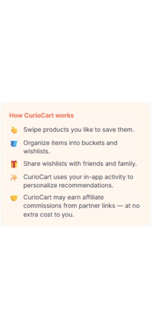 CurioCart screenshot