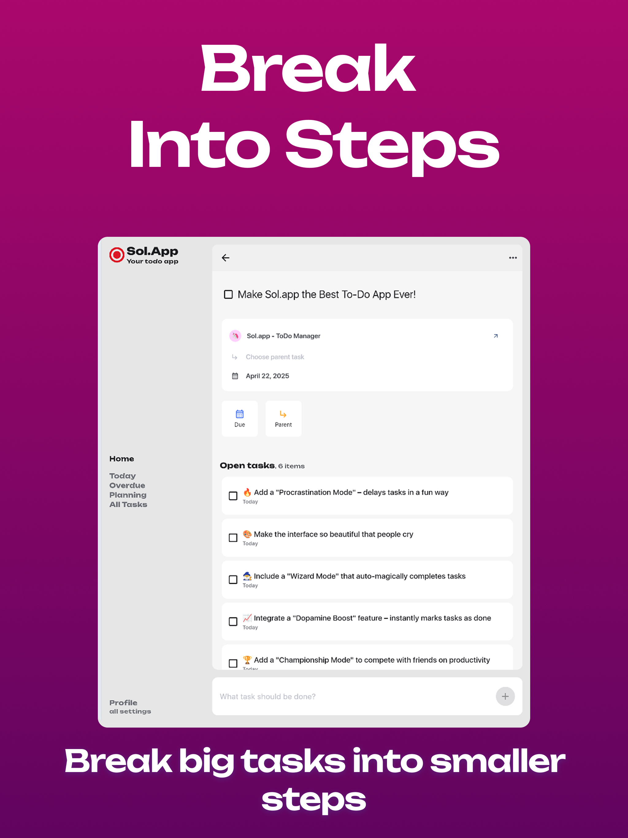 Sol.App - ToDo, Task Manager screenshot 10