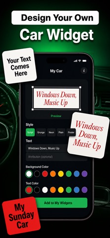 Car Play Widgets: Dashboard iPhone screenshot