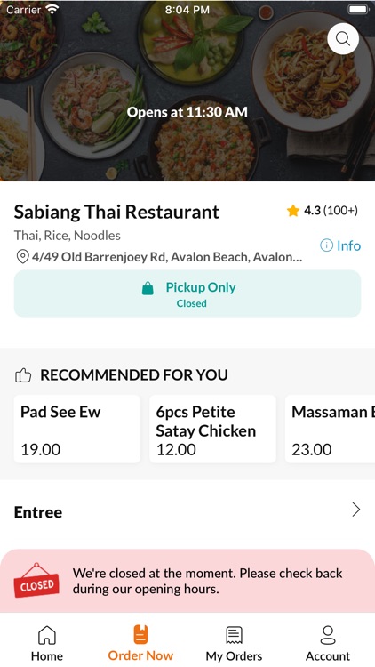 Sabiang Thai Restaurant