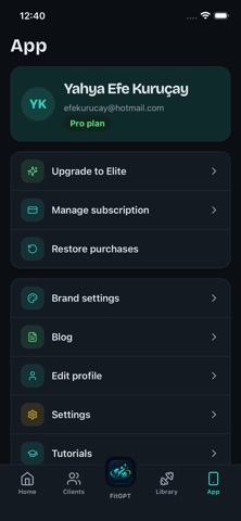 FitBrand screenshot