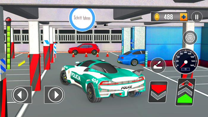 Gas Station Car Parking