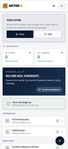 Auction AI screenshot
