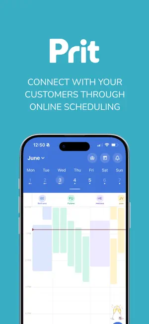 Prit: Professional Scheduler screenshot 1