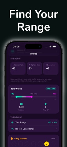 Tonelo - Learn to Sing & Train screenshot