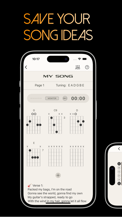 Guitar Notebook Screenshot