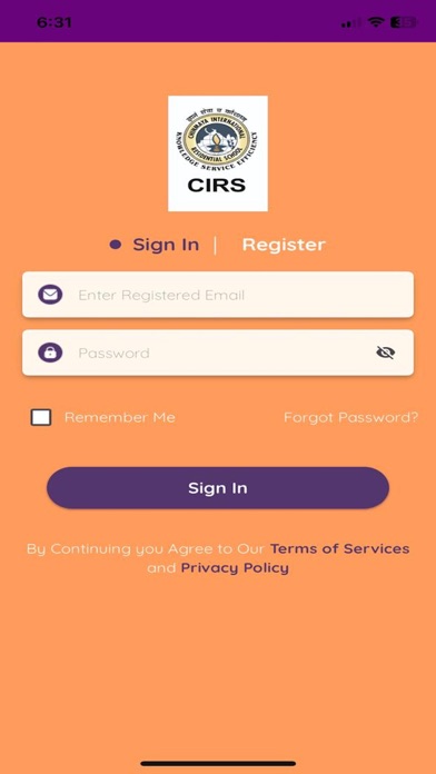 CIRS Alumnii Screenshot