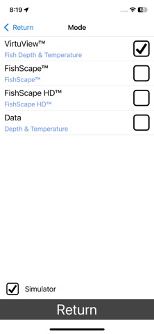 HawkEye DepthTrax PLUS screenshot