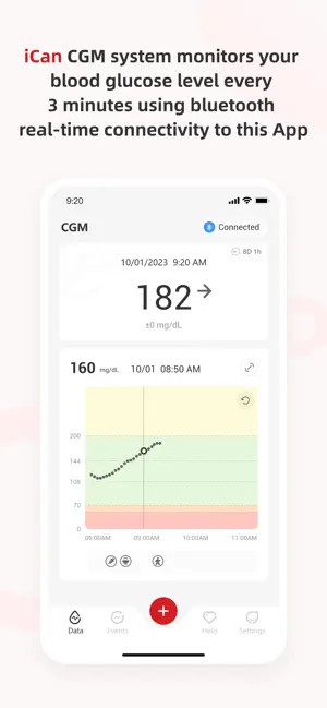 iCan CGM iPhone screenshot 1