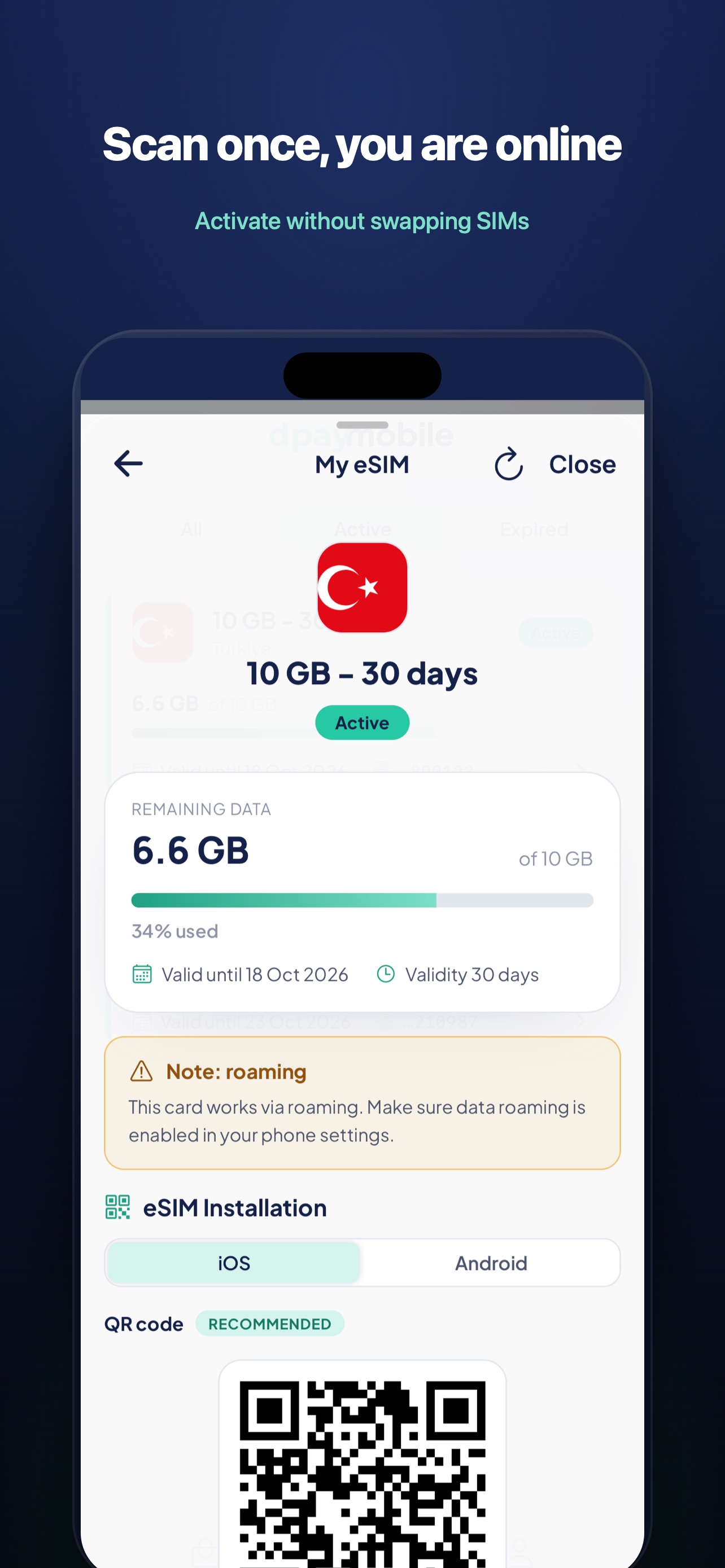 Screenshot 4 of dpaymobile: eSIM