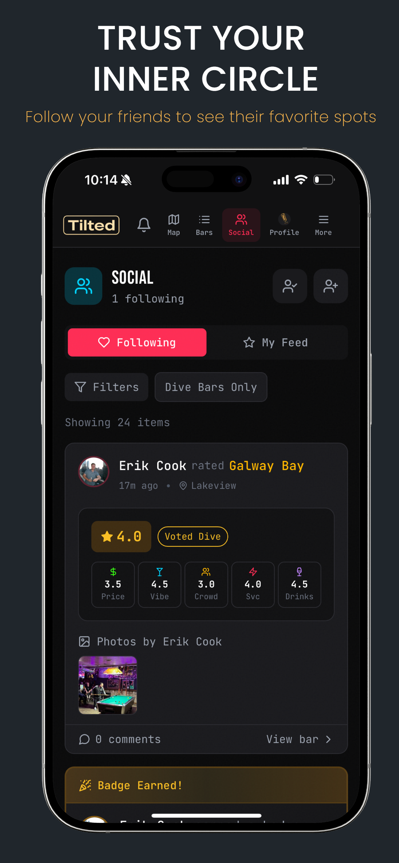 Tilted - Dive Bar Ratings