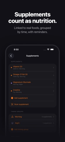 Tare: Calorie & Macro Tracker のスクリーンショット