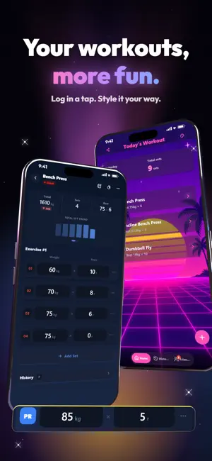 BlankFit - Workout Tracker screenshot 1