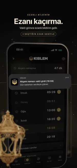 Kıblem: Namaz Vakti & Kıble screenshot 4