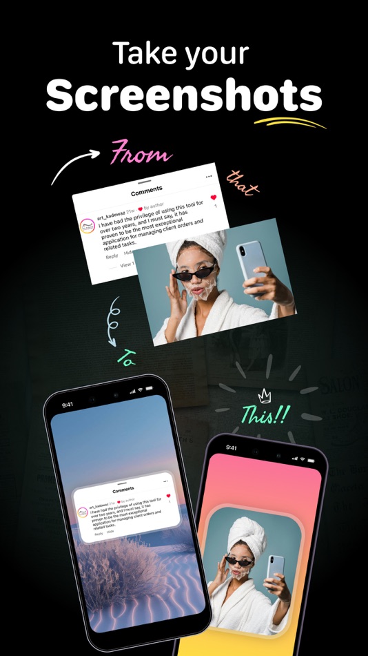 #1. Screenshot - PrettyShot (iOS) 由: Austine Amah
