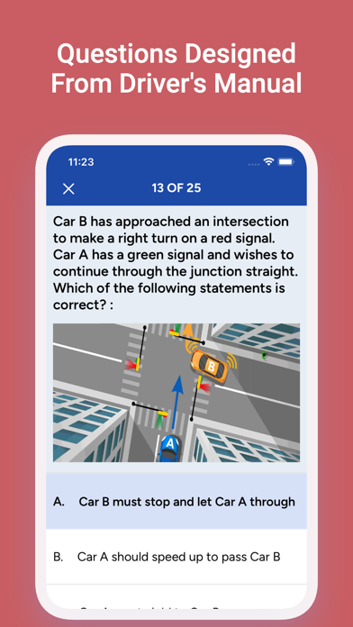NE DMV Driver's License Test Screenshot