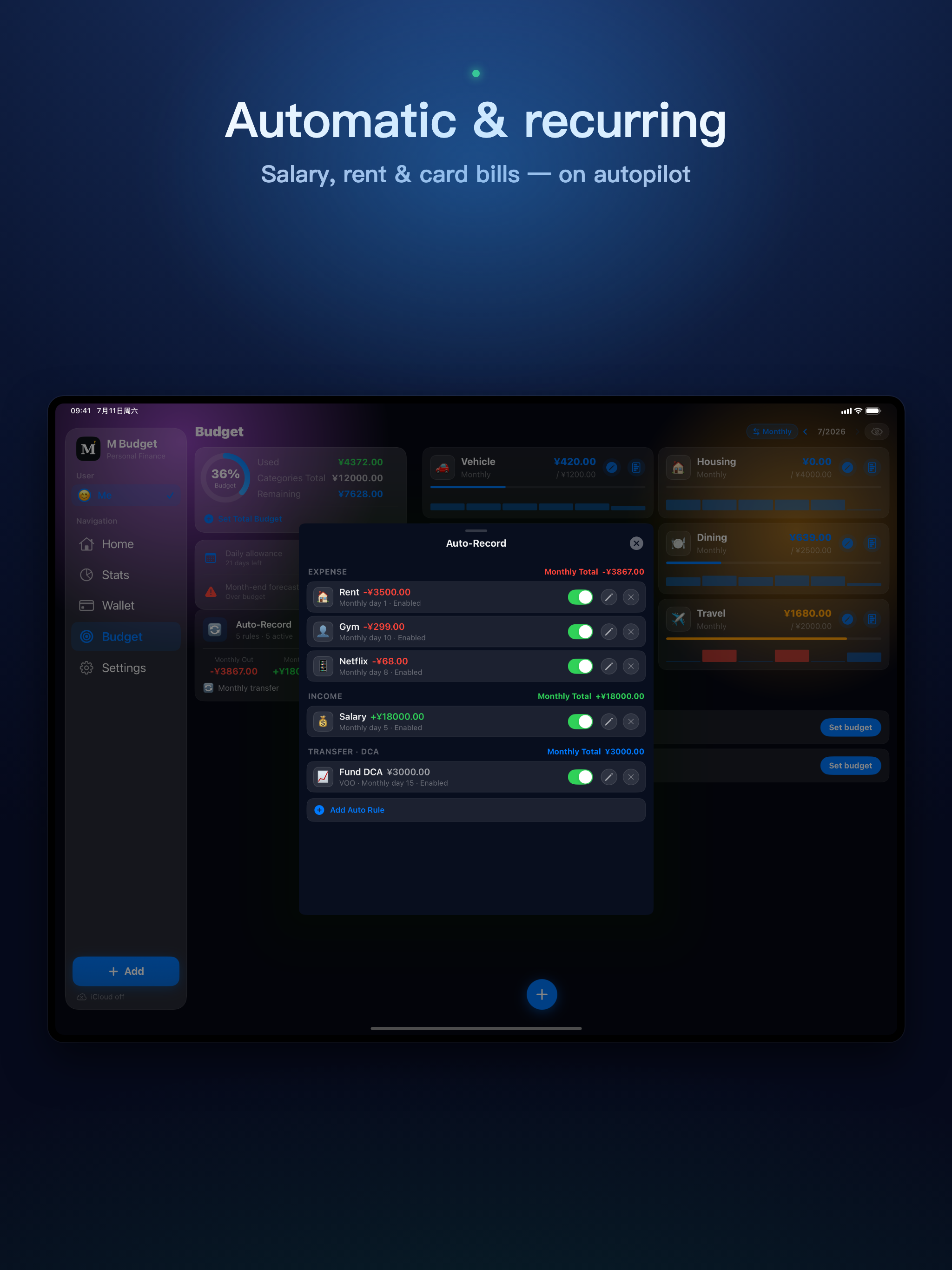 M Budget: Expense Tracker screenshot 17