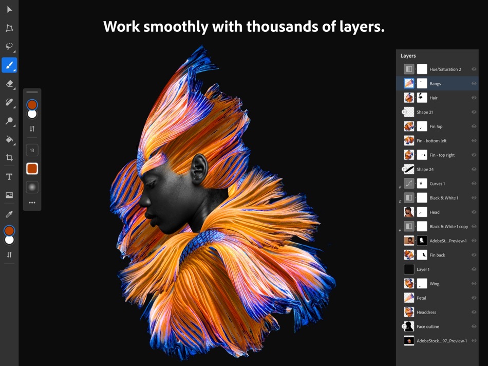 #9. Adobe Photoshop Photo & Design (iOS) 由: Adobe Inc.