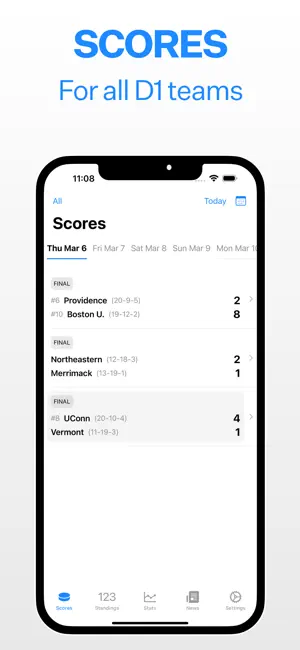 Pucks - College Hockey screenshot 1