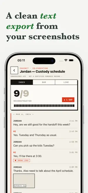 Cairn: Text Message Export screenshot 1
