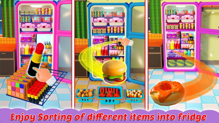 Fridge Organizer 3D Game