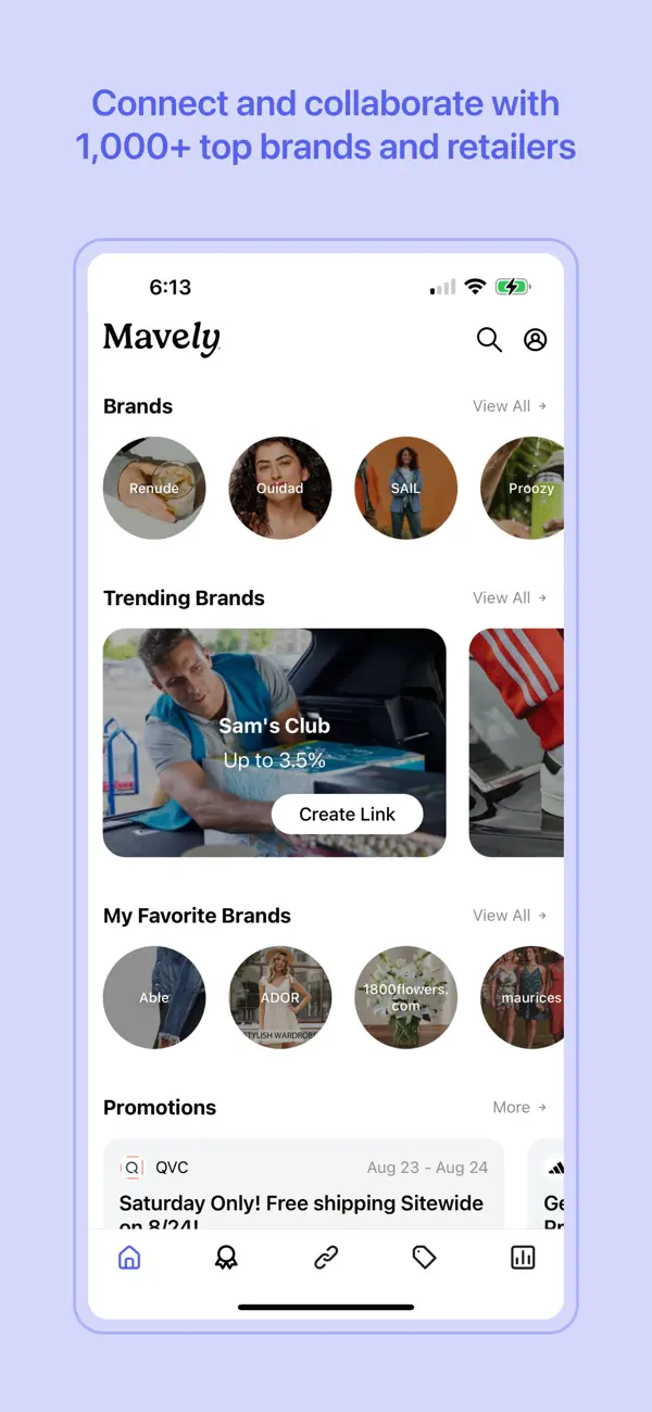 Screenshot #1 pour Mavely – Affiliate App