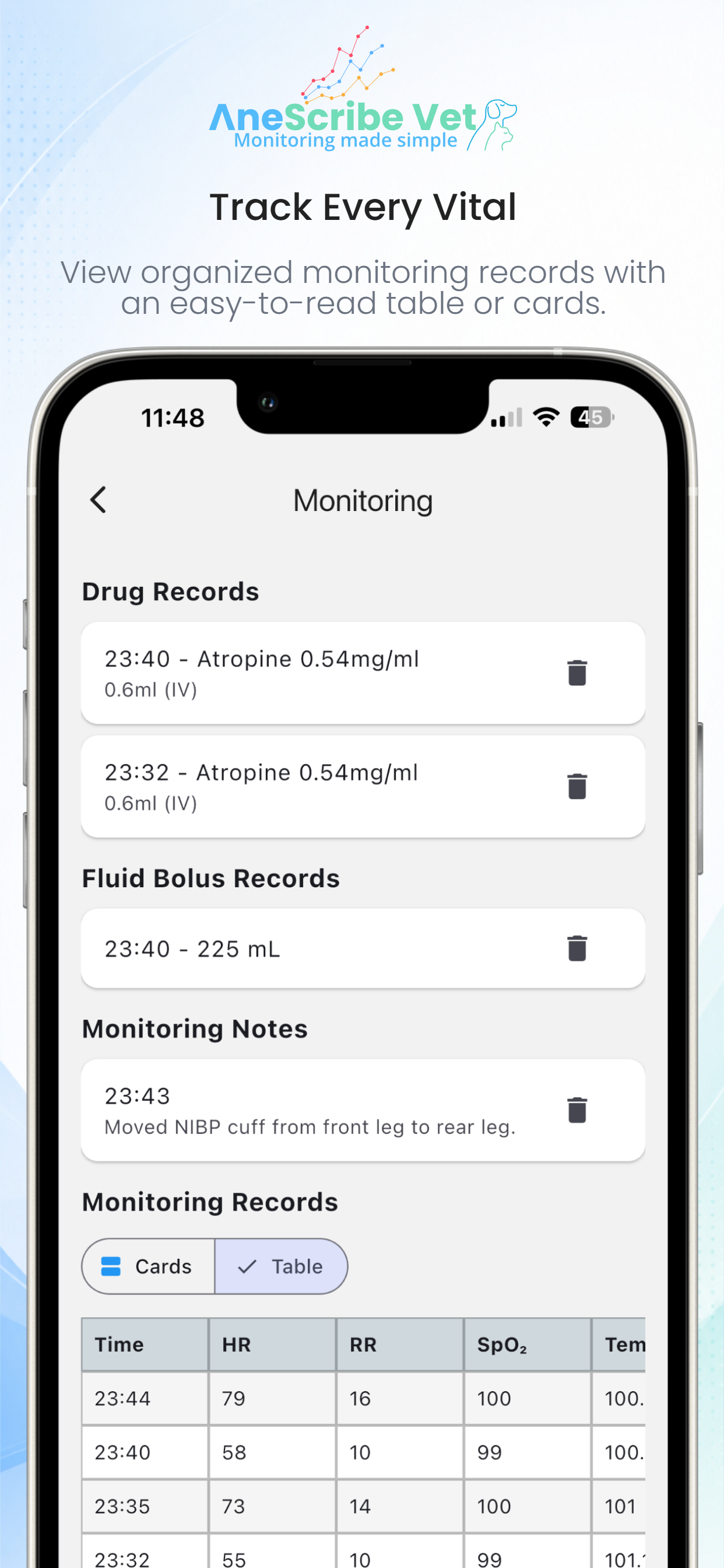 Anescribe Vet screenshot 3