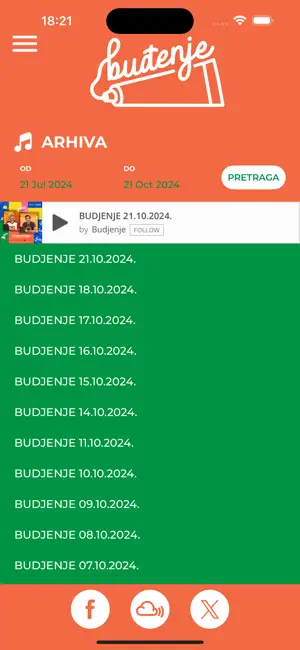 Budjenje screenshot 2
