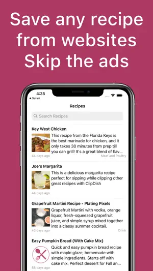 Recipe Box Cookbook: ClipDish screenshot 1