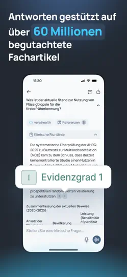 Screenshot von Vera Health: KI Für Ärzte auf dem iPhone 2