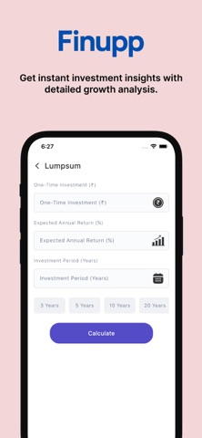 Finupp - SIP Calculator screenshot