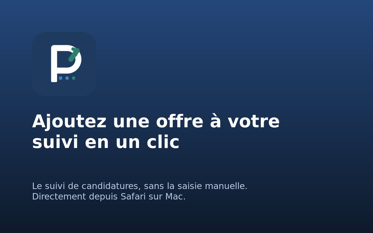 PistEmploi Ajout candidature screenshot 3