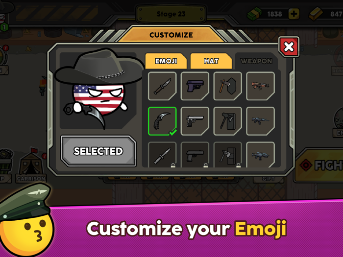 Emoji vs Zombie Merge Battle