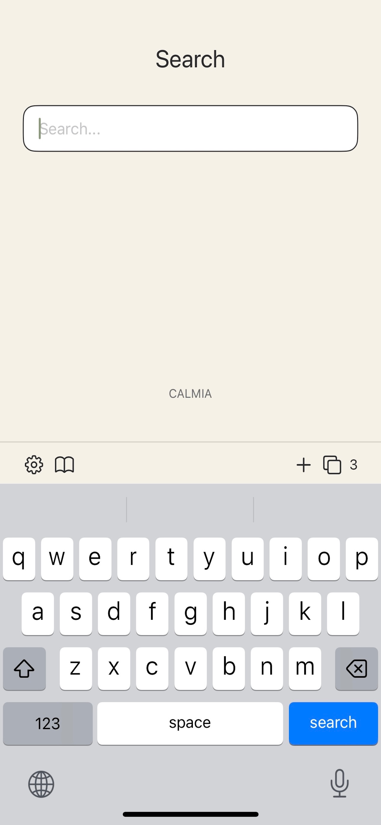 Screenshot 1 of Search by CALMIA