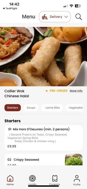 Collier Wok Takeaway screenshot 1