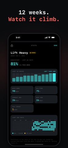 Continuum: Consistency Tracker Screenshot 3 of 4
