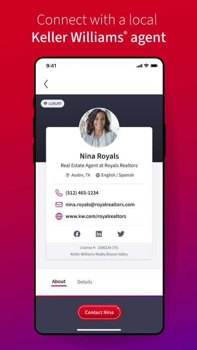 KW Real Estate Screenshot