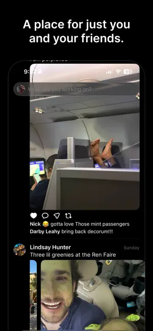 Elsewhere. Social messaging. screenshot 2