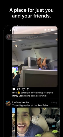 Elsewhere. Social messaging. Screenshot 2 of 7